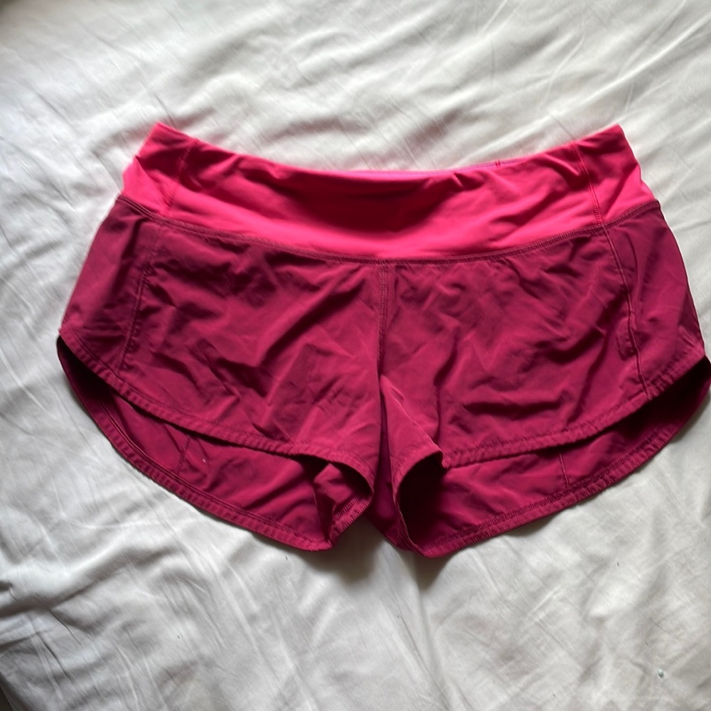 Lululemon Two-Tone Speed Up Shorts